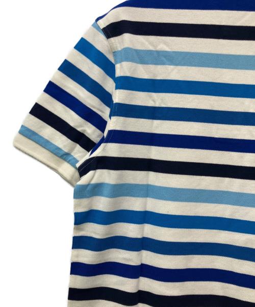 FRED PERRY（フレッドペリー）FRED PERRY (フレッドペリー) ポロシャツ ホワイト×ブルー サイズ:M 未使用品の古着・服飾アイテム
