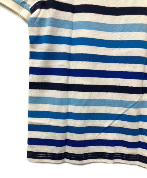 FRED PERRY（フレッドペリー）FRED PERRY (フレッドペリー) ポロシャツ ホワイト×ブルー サイズ:M 未使用品の古着・服飾アイテム