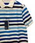 中古・古着 FRED PERRY (フレッドペリー) ポロシャツ ホワイト×ブルー サイズ:M 未使用品：9000円