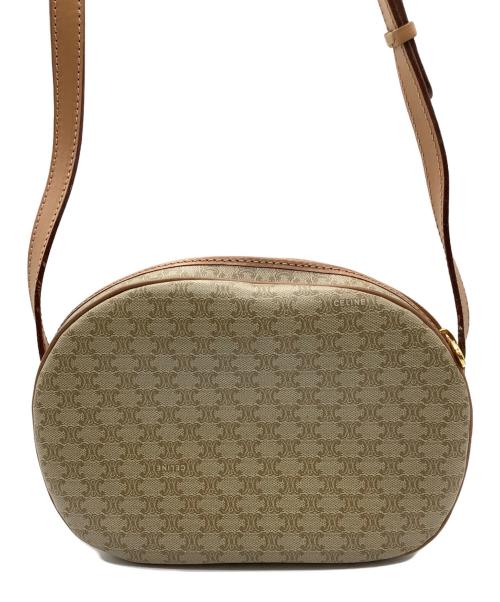 CELINE（セリーヌ）CELINE (セリーヌ) ショルダーバッグ ベージュ×ブラウンの古着・服飾アイテム