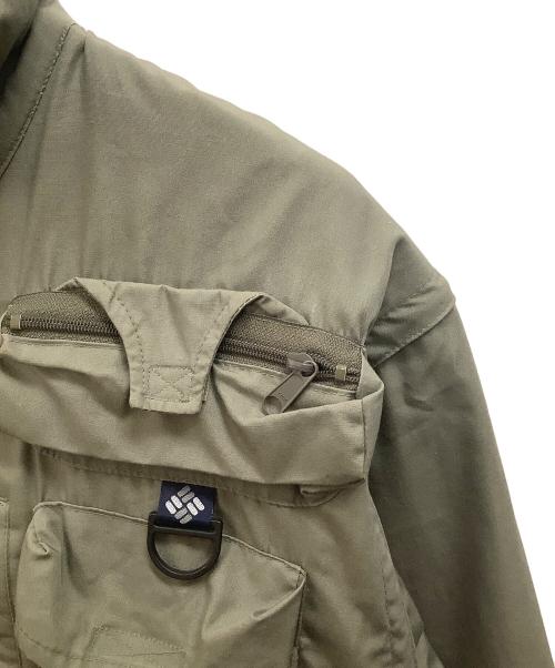 Columbia（コロンビア）Columbia (コロンビア) 2WAYフィッシングジャケット カーキ サイズ:Lの古着・服飾アイテム