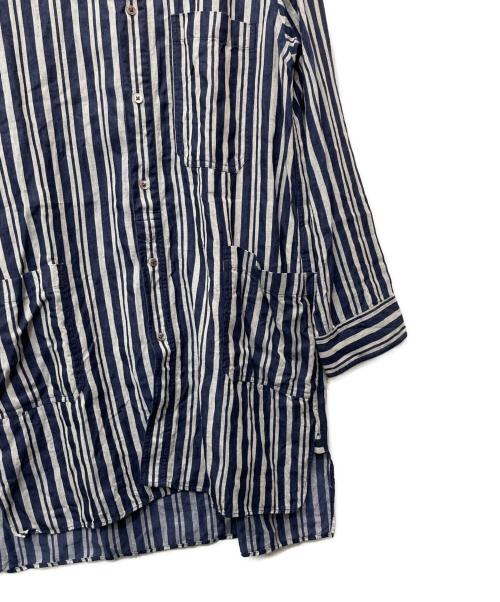 NIGEL CABOURN（ナイジェルケーボン）NIGEL CABOURN (ナイジェルケーボン) 長袖シャツ ブルー サイズ:46の古着・服飾アイテム