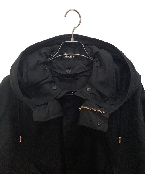 THE RERACS（ザ リラクス）THE RERACS (ザ リラクス) ルーズショートモッズコート ブラック サイズ:38の古着・服飾アイテム