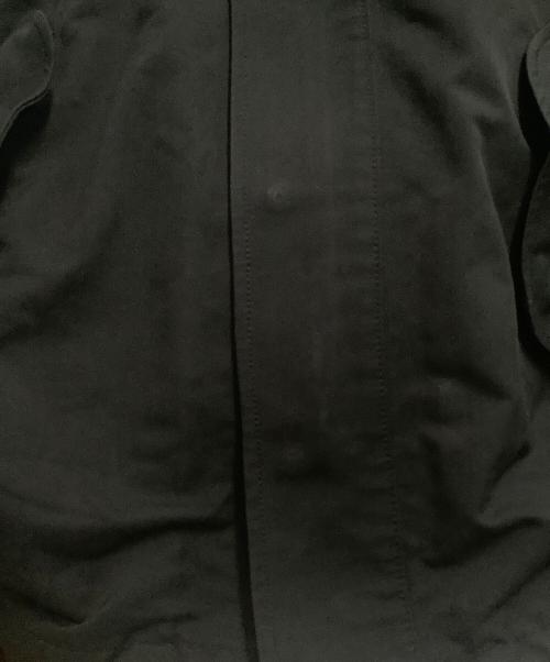THE RERACS（ザ リラクス）THE RERACS (ザ リラクス) ルーズショートモッズコート ブラック サイズ:38の古着・服飾アイテム