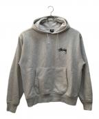 stussyステューシー）の古着「CLASSIC DOT HOODIE」｜グレー