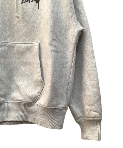 stussy（ステューシー）stussy (ステューシー) CLASSIC DOT HOODIE グレー サイズ:Lの古着・服飾アイテム