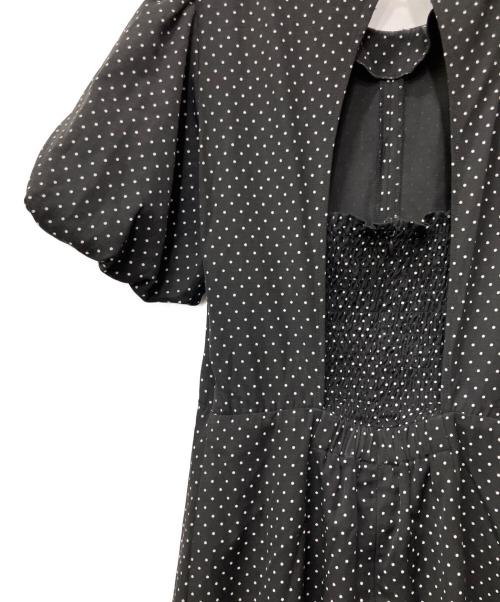 FRAY ID（フレイ アイディー）FRAY ID (フレイ アイディー) 半袖ワンピース ブラックの古着・服飾アイテム
