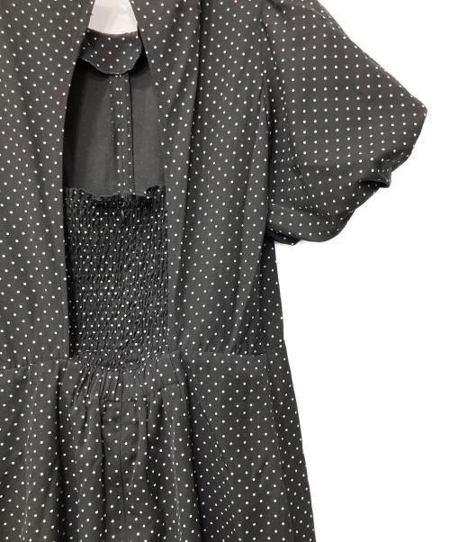FRAY ID（フレイ アイディー）FRAY ID (フレイ アイディー) 半袖ワンピース ブラックの古着・服飾アイテム