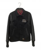 FUCT SSDDファクト）の古着「ROLL IT UP STADIUM JACKET」｜ブラック