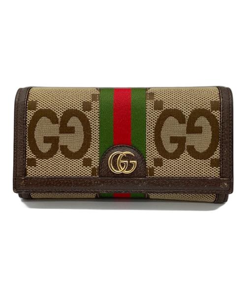 GUCCI（グッチ）GUCCI (グッチ) 長財布 ベージュの古着・服飾アイテム