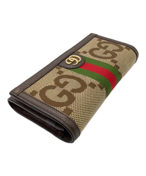 GUCCI（グッチ）GUCCI (グッチ) 長財布 ベージュの古着・服飾アイテム
