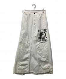 Hysteric Glamour（ヒステリックグラマー）の古着「ロングスカート」｜ホワイト