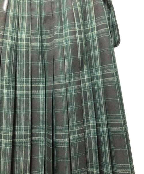 SR（シアー）SR (シアー) プリーツスカート グリーン サイズ:1の古着・服飾アイテム