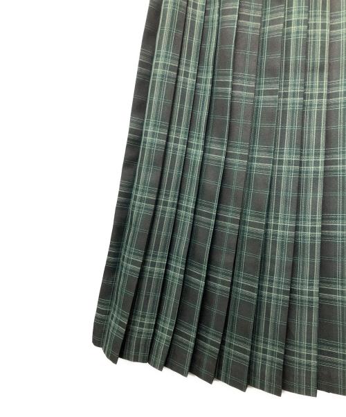 SR（シアー）SR (シアー) プリーツスカート グリーン サイズ:1の古着・服飾アイテム