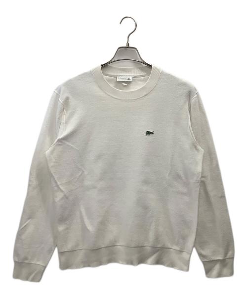 LACOSTE（ラコステ）LACOSTE (ラコステ) セーター ホワイト サイズ:Mの古着・服飾アイテム