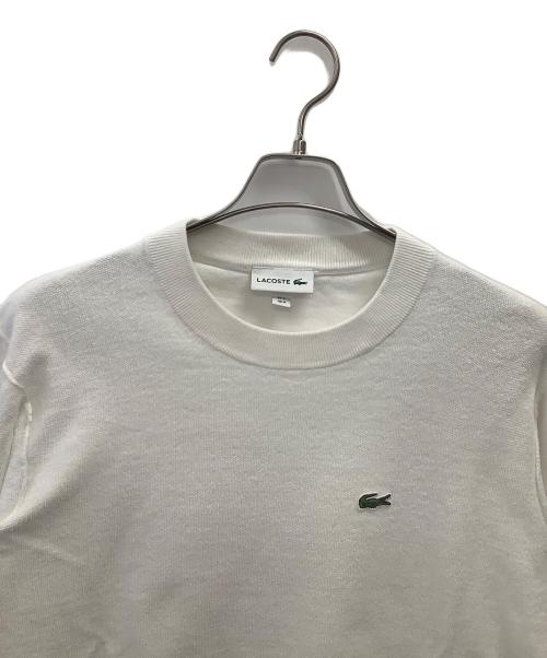 LACOSTE（ラコステ）LACOSTE (ラコステ) セーター ホワイト サイズ:Mの古着・服飾アイテム