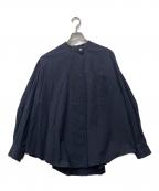 ENFOLDエンフォルド）の古着「HEXAGON SHIRT」｜ネイビー