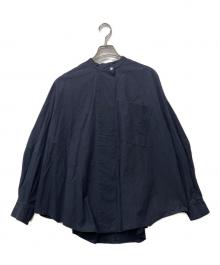 ENFOLD（エンフォルド）の古着「HEXAGON SHIRT」｜ネイビー