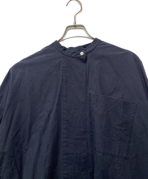 ENFOLD（エンフォルド）ENFOLD (エンフォルド) HEXAGON SHIRT ネイビー サイズ:38の古着・服飾アイテム