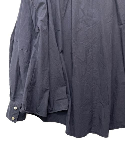 ENFOLD（エンフォルド）ENFOLD (エンフォルド) HEXAGON SHIRT ネイビー サイズ:38の古着・服飾アイテム