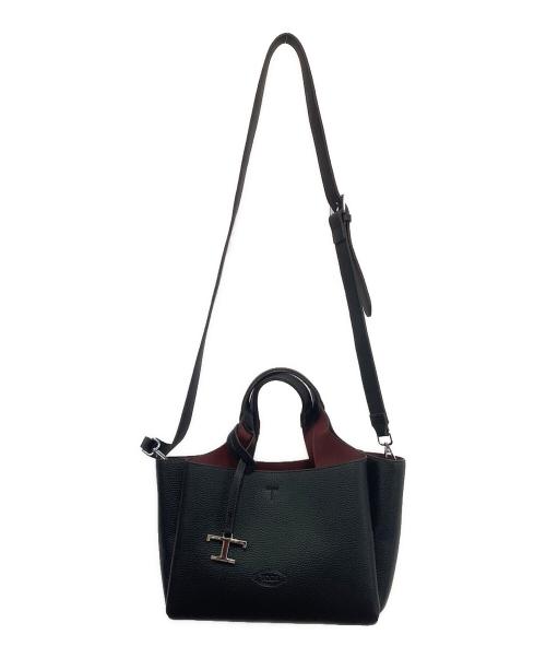 TOD'S（トッズ）TOD'S (トッズ) 2WAYバッグ ブラックの古着・服飾アイテム