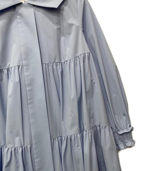 Rene（ルネ）Rene (ルネ) フード付コート スカイブルー サイズ:38の古着・服飾アイテム
