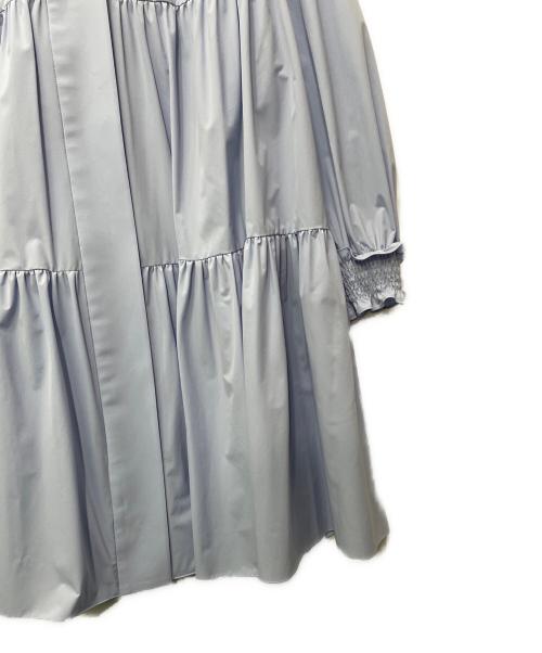 Rene（ルネ）Rene (ルネ) フード付コート スカイブルー サイズ:38の古着・服飾アイテム
