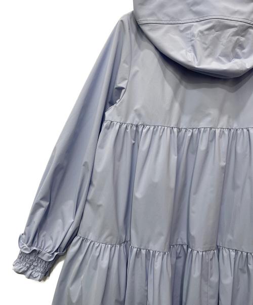 Rene（ルネ）Rene (ルネ) フード付コート スカイブルー サイズ:38の古着・服飾アイテム