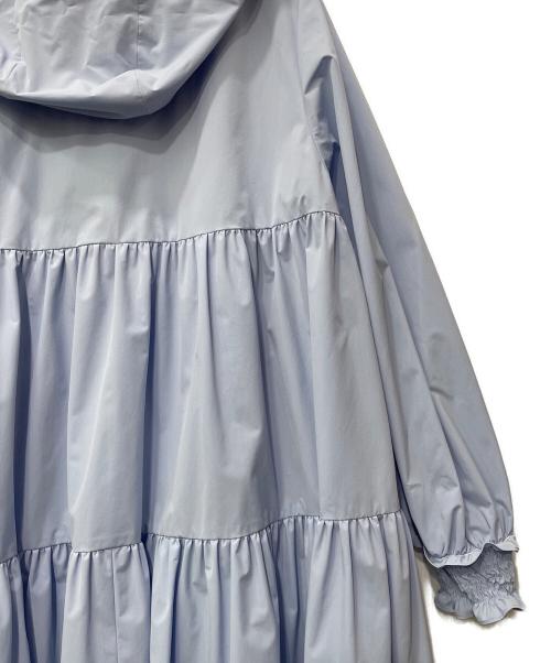 Rene（ルネ）Rene (ルネ) フード付コート スカイブルー サイズ:38の古着・服飾アイテム