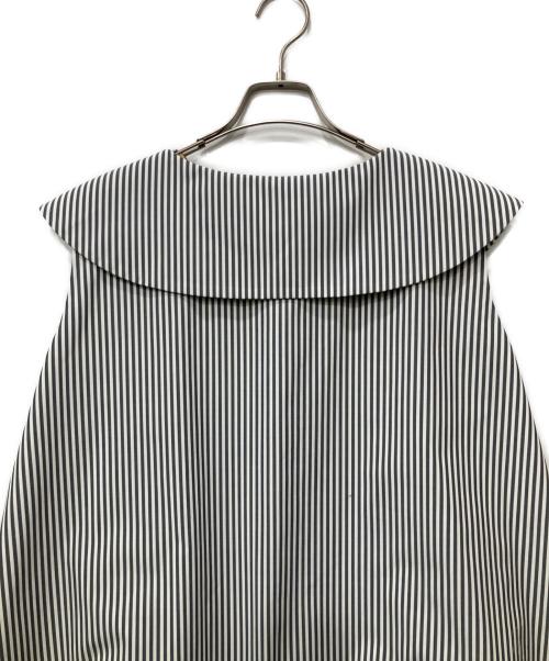 Rene（ルネ）Rene (ルネ) ノースリーブワンピース ホワイト×ブラック サイズ:38の古着・服飾アイテム