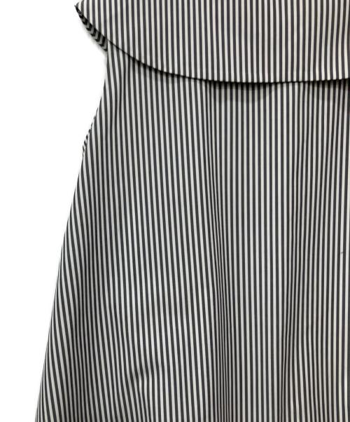 Rene（ルネ）Rene (ルネ) ノースリーブワンピース ホワイト×ブラック サイズ:38の古着・服飾アイテム