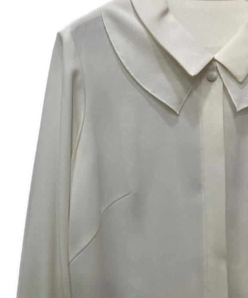 Rene（ルネ）Rene (ルネ) 長袖シャツ ホワイト サイズ:38の古着・服飾アイテム