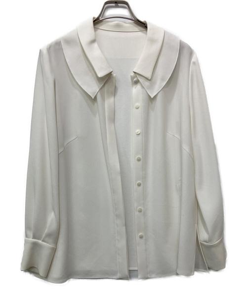 Rene（ルネ）Rene (ルネ) 長袖シャツ ホワイト サイズ:38の古着・服飾アイテム