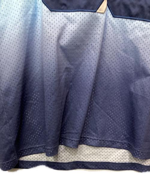 FUBU（フブ）FUBU (フブ) ゲームシャツ ホワイト×ネイビー サイズ:XLの古着・服飾アイテム