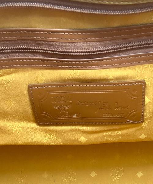 MCM（エムシーエム）MCM (エムシーエム) ボストンバッグ ブラウンの古着・服飾アイテム