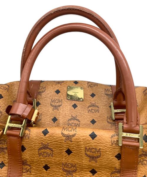 MCM（エムシーエム）MCM (エムシーエム) ボストンバッグ ブラウンの古着・服飾アイテム