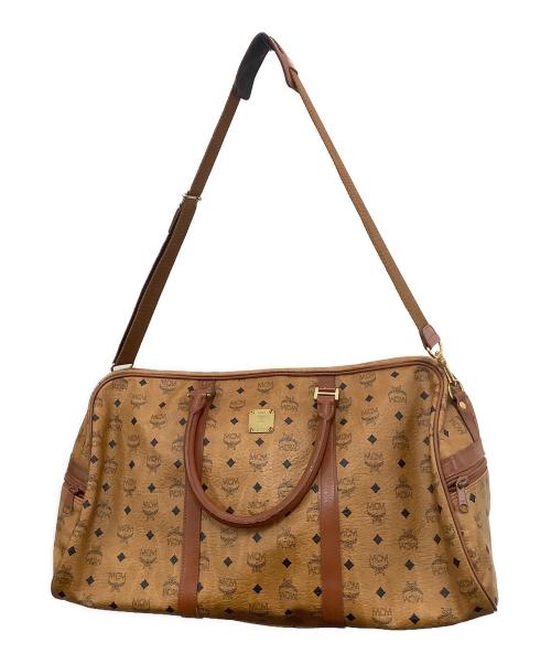 MCM（エムシーエム）MCM (エムシーエム) ボストンバッグ ブラウンの古着・服飾アイテム
