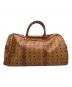 MCM（エムシーエム）の古着「ボストンバッグ」｜ブラウン