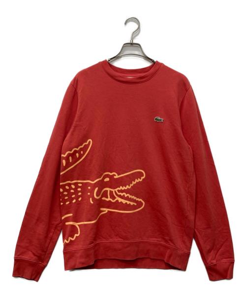 LACOSTE（ラコステ）LACOSTE (ラコステ) スウェット レッド サイズ:Mの古着・服飾アイテム
