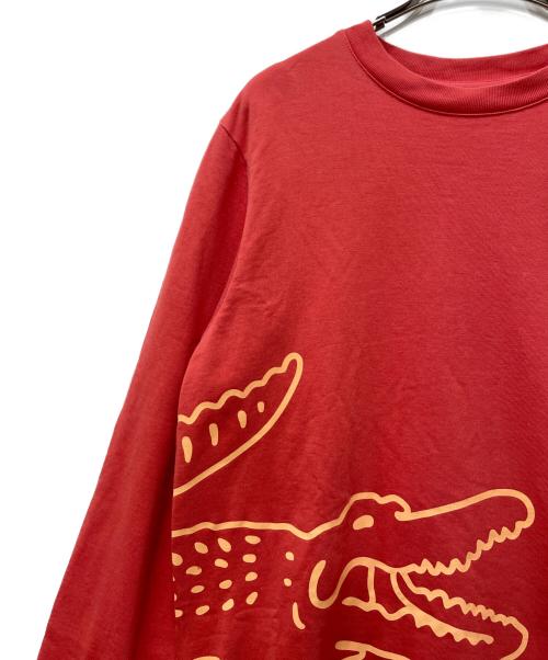 LACOSTE（ラコステ）LACOSTE (ラコステ) スウェット レッド サイズ:Mの古着・服飾アイテム