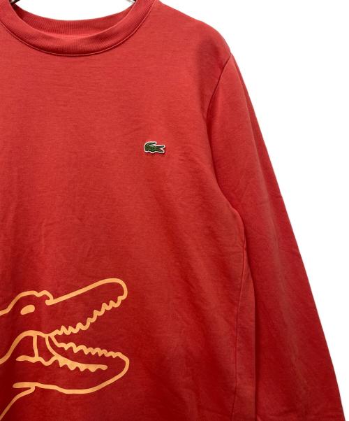 LACOSTE（ラコステ）LACOSTE (ラコステ) スウェット レッド サイズ:Mの古着・服飾アイテム