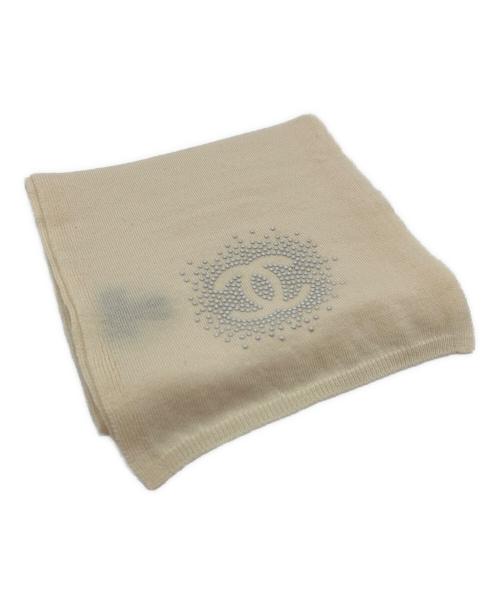 CHANEL（シャネル）CHANEL (シャネル) カシミヤストール ホワイトの古着・服飾アイテム
