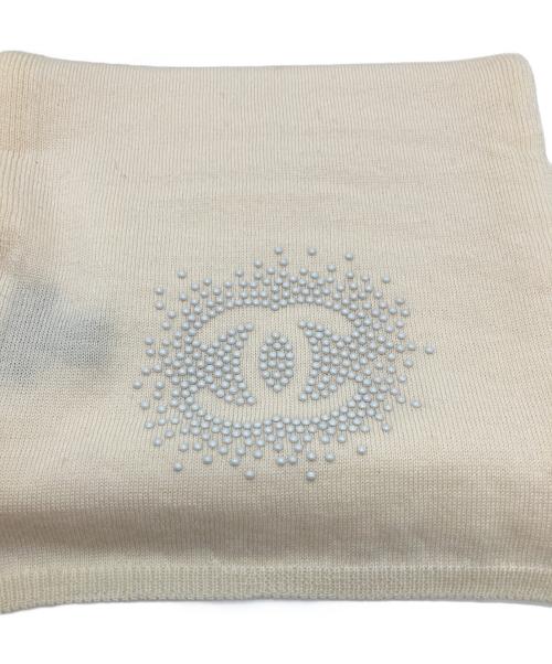 CHANEL（シャネル）CHANEL (シャネル) カシミヤストール ホワイトの古着・服飾アイテム