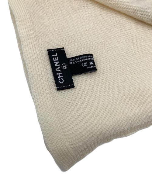 CHANEL（シャネル）CHANEL (シャネル) カシミヤストール ホワイトの古着・服飾アイテム