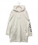 COACHコーチ）の古着「エッセンシャルフーディードレス」｜ホワイト
