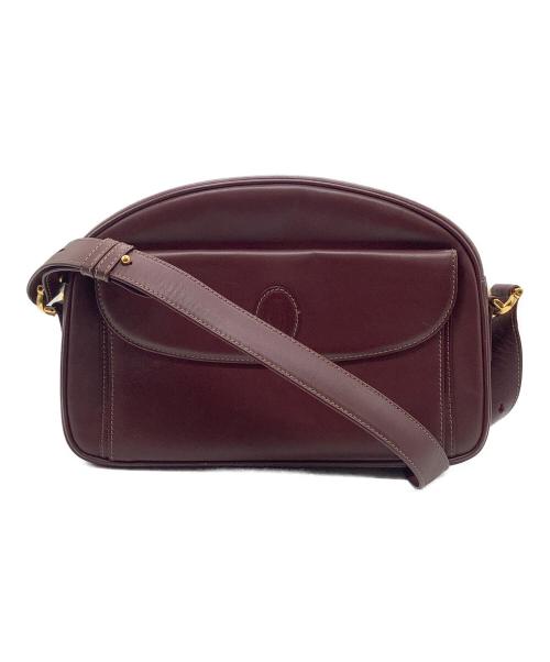 Cartier（カルティエ）Cartier (カルティエ) ショルダーバッグ ボルドーの古着・服飾アイテム