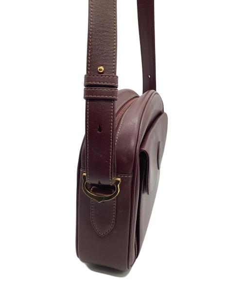Cartier（カルティエ）Cartier (カルティエ) ショルダーバッグ ボルドーの古着・服飾アイテム