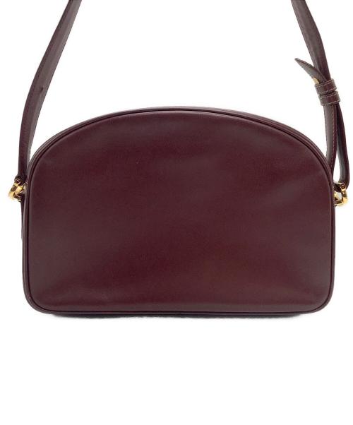 Cartier（カルティエ）Cartier (カルティエ) ショルダーバッグ ボルドーの古着・服飾アイテム