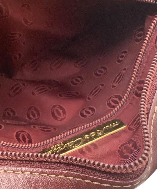 Cartier（カルティエ）Cartier (カルティエ) ショルダーバッグ ボルドーの古着・服飾アイテム