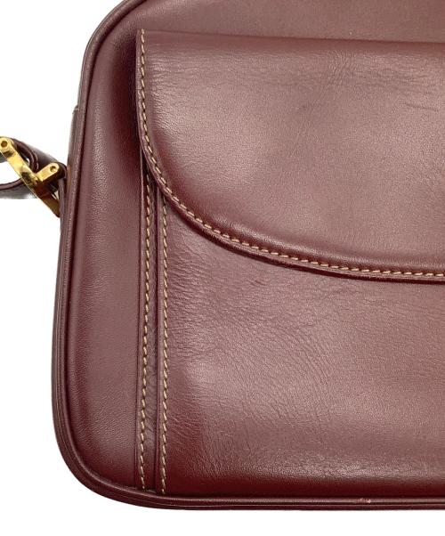 Cartier（カルティエ）Cartier (カルティエ) ショルダーバッグ ボルドーの古着・服飾アイテム